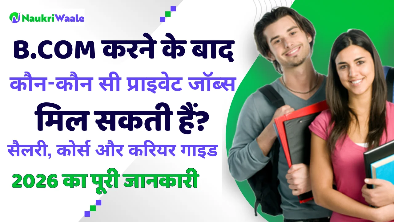 b.com ke baad privet jobs